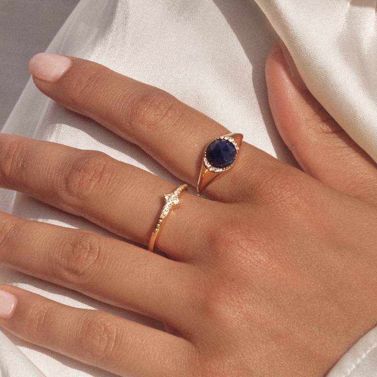Gold Luna Light Ring