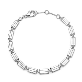 Silver Aubar Bold Bracelet