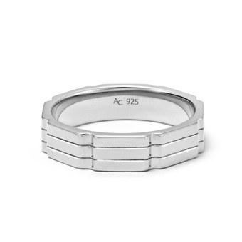 Silver Aubar Bold Ring