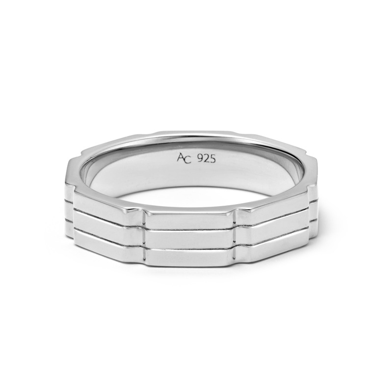 Silver Aubar Bold Ring
