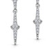 Silver Luna Light Drop Stud Earrings
