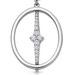 Silver Luna Light Spinning Orb Necklace