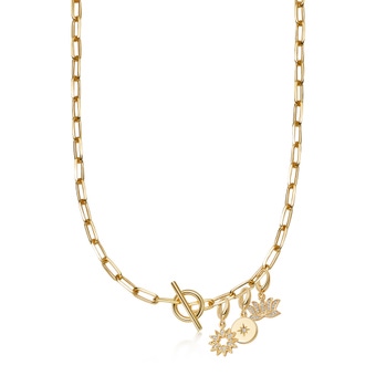 Force of Nature Necklace in Yellow Gold Vermeil