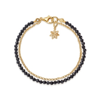 'A good night’s rest' bracelet in Yellow Gold Vermeil