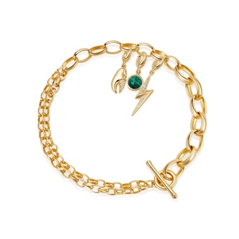 ‘Style Icon Mum’ bracelet in Yellow Gold Vermeil
