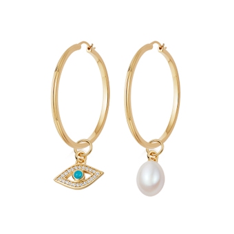 Better than a bouquet earrings in yellow gold vermeil