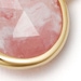 Gold Biography Rhodochrosite Earring Charm