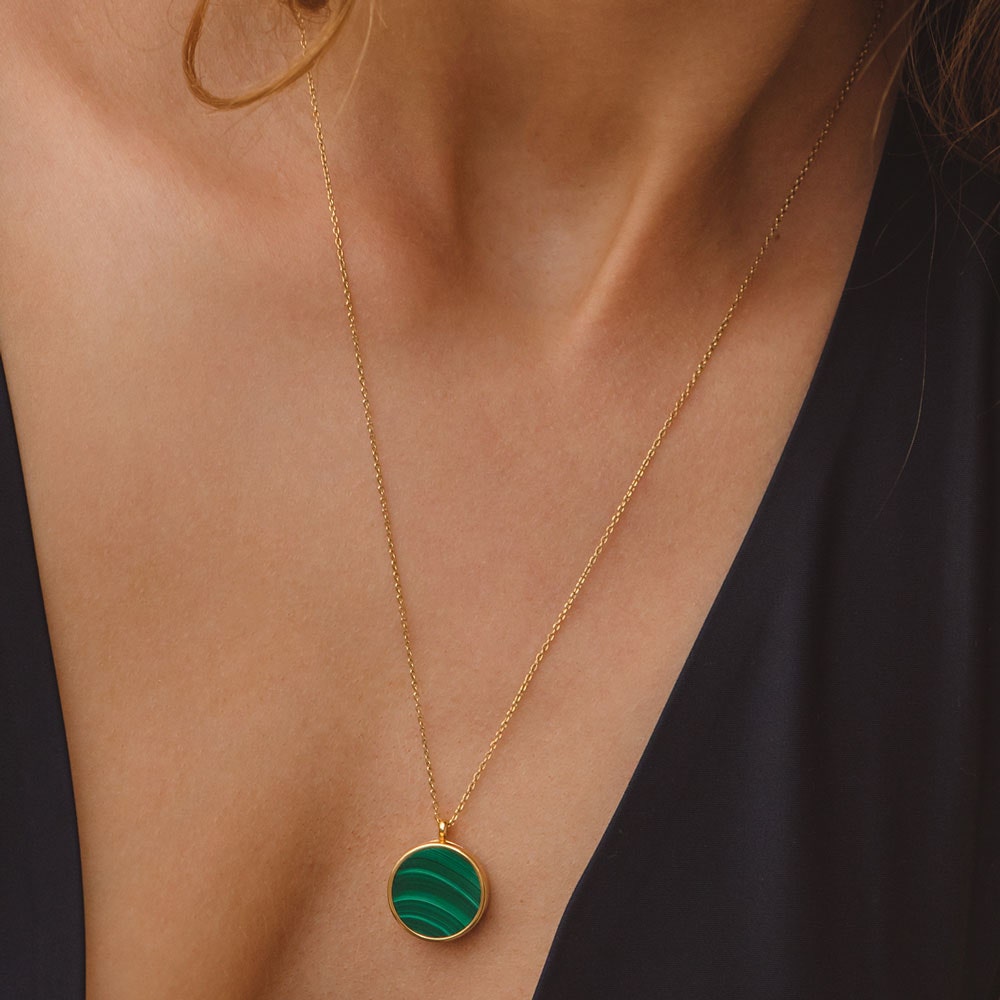 MALACHITE LOCKET