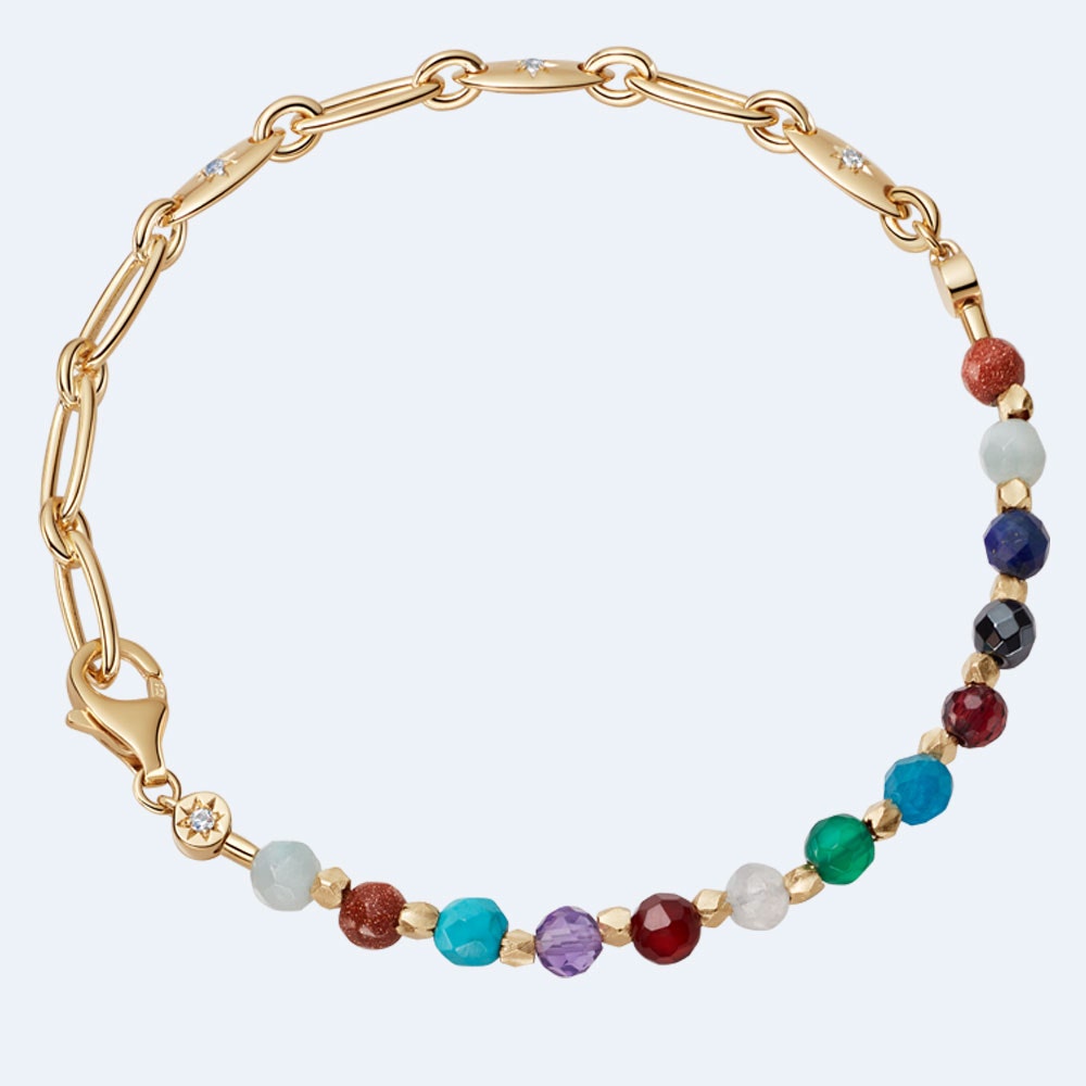 Rainbow Gemstone Bracelet