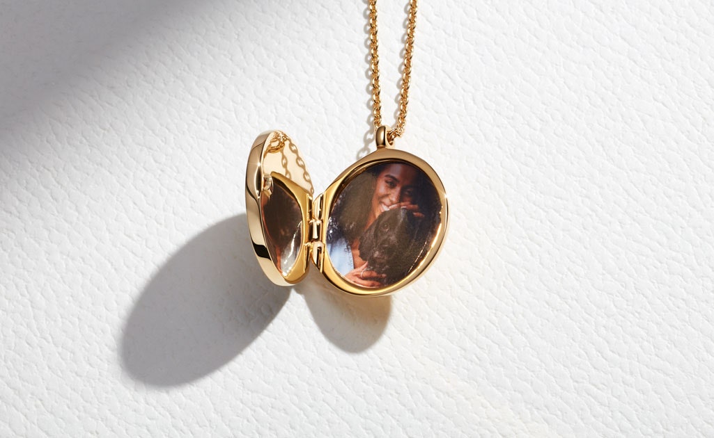 Gold Photo Locket