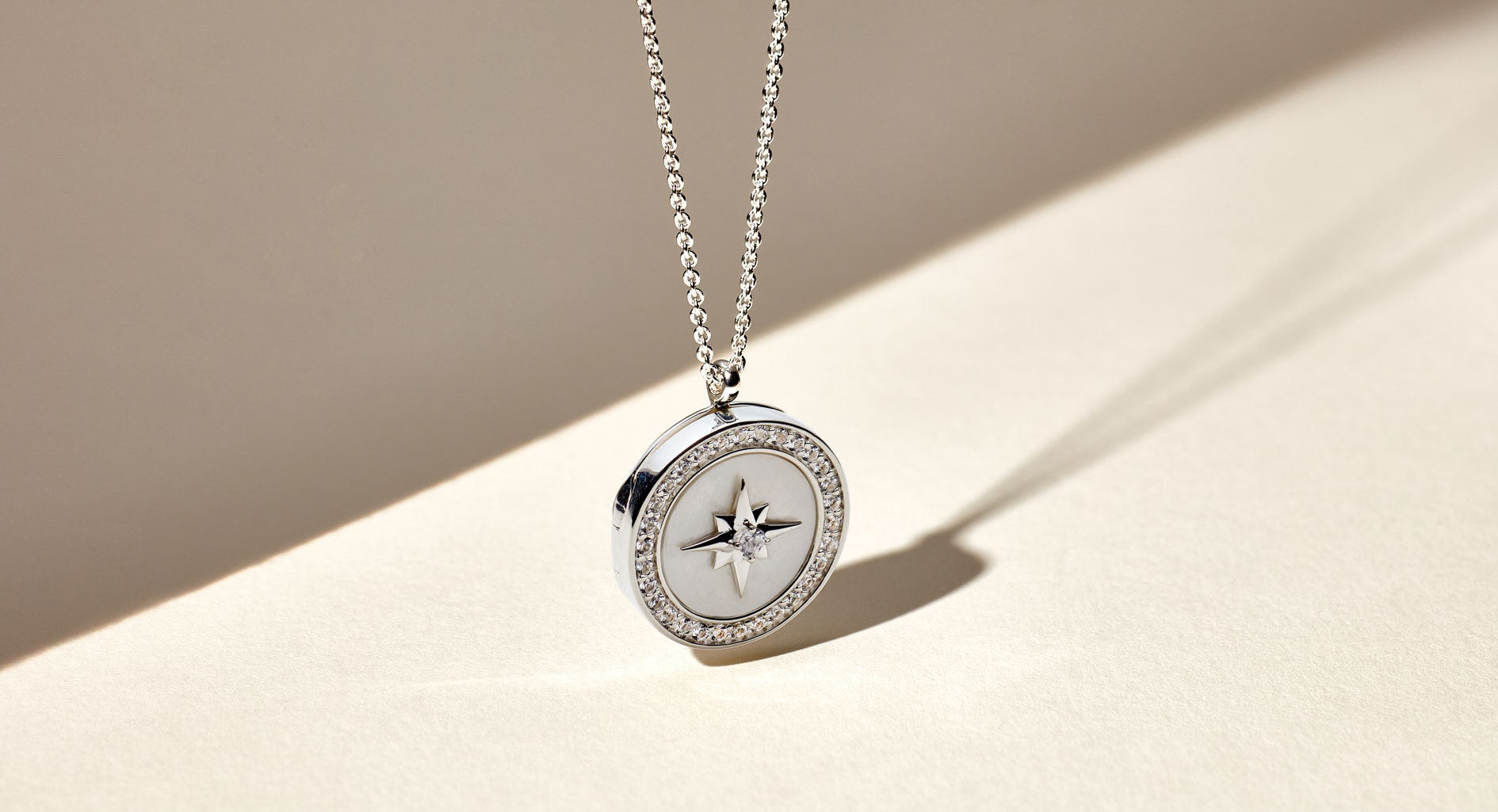 silver locket necklace