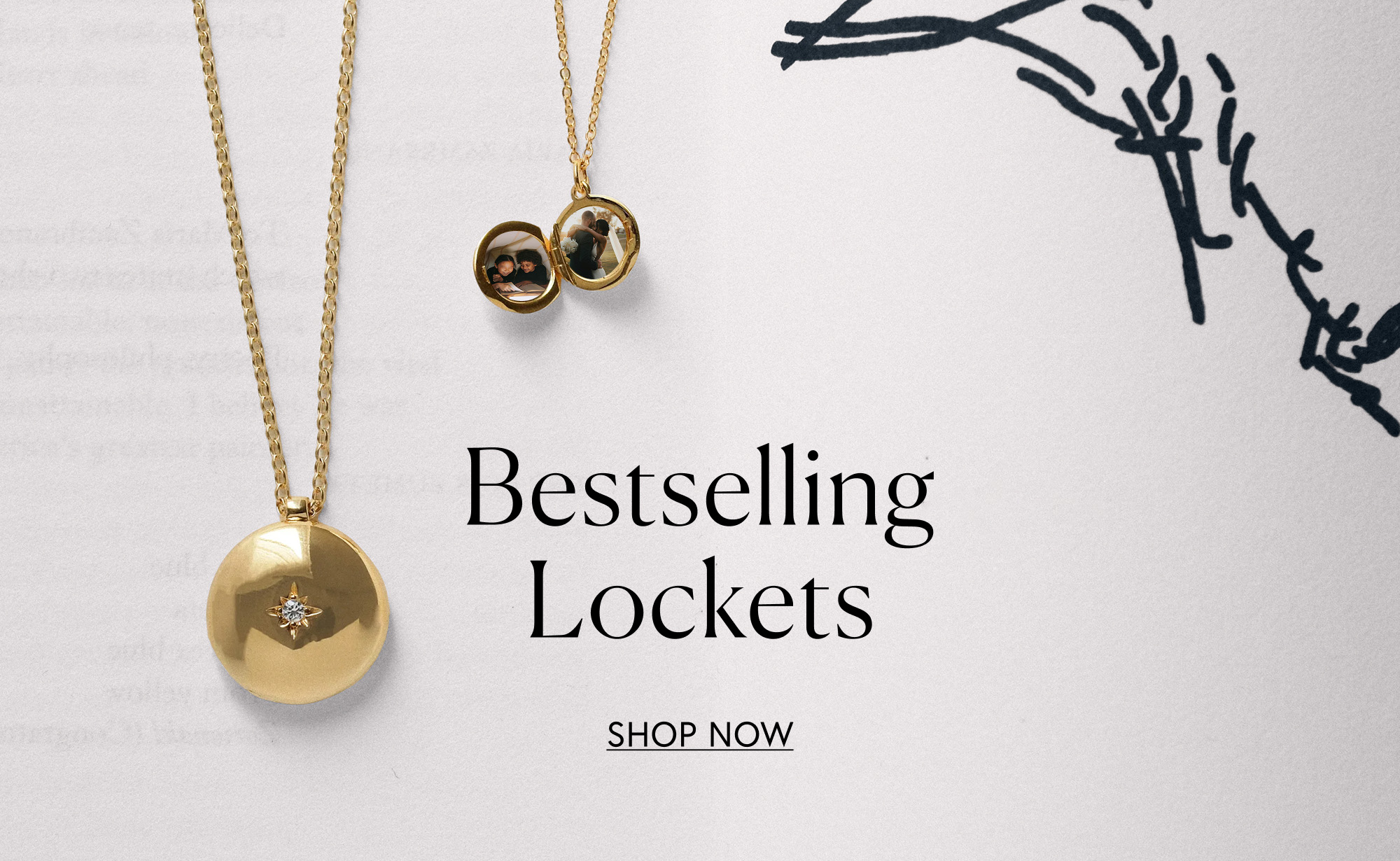 Gold Locket Necklace For Women