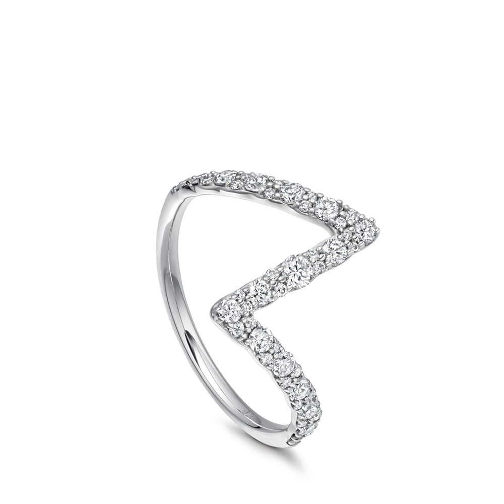 14ct white gold diamond ring