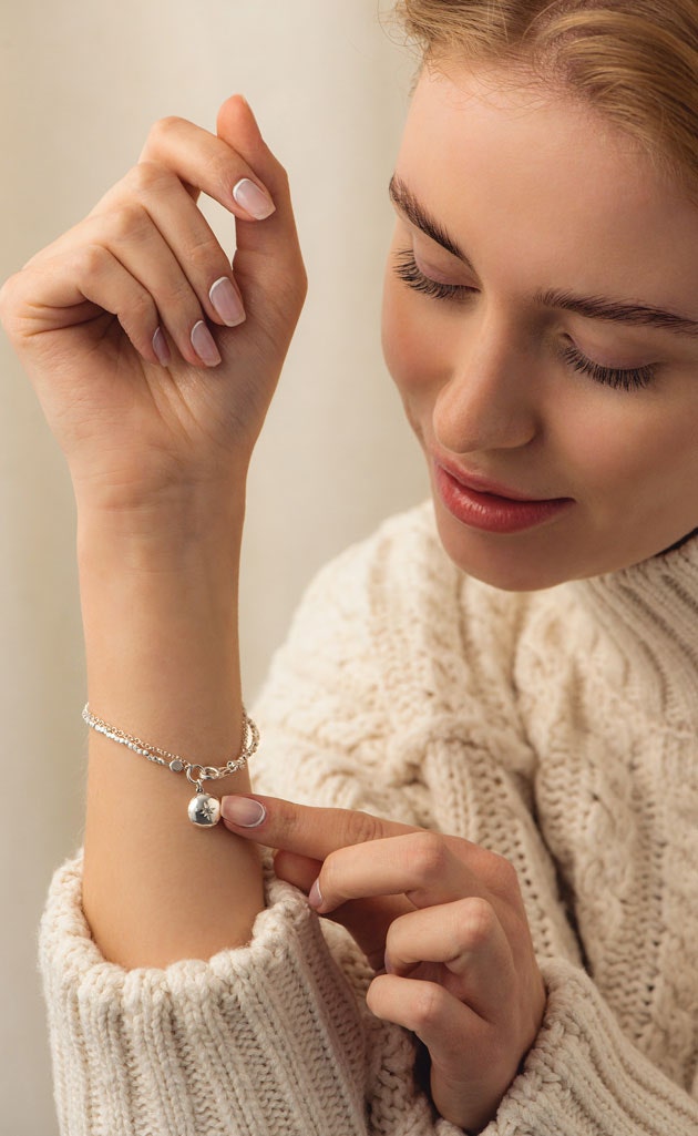 SILVER LOCKET BRACELET