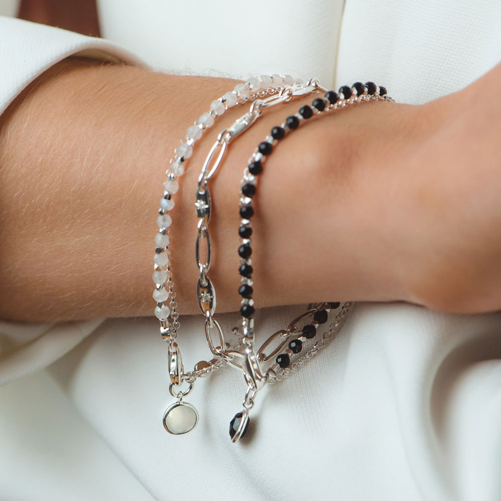 Moonstone Bracelet in Silver 