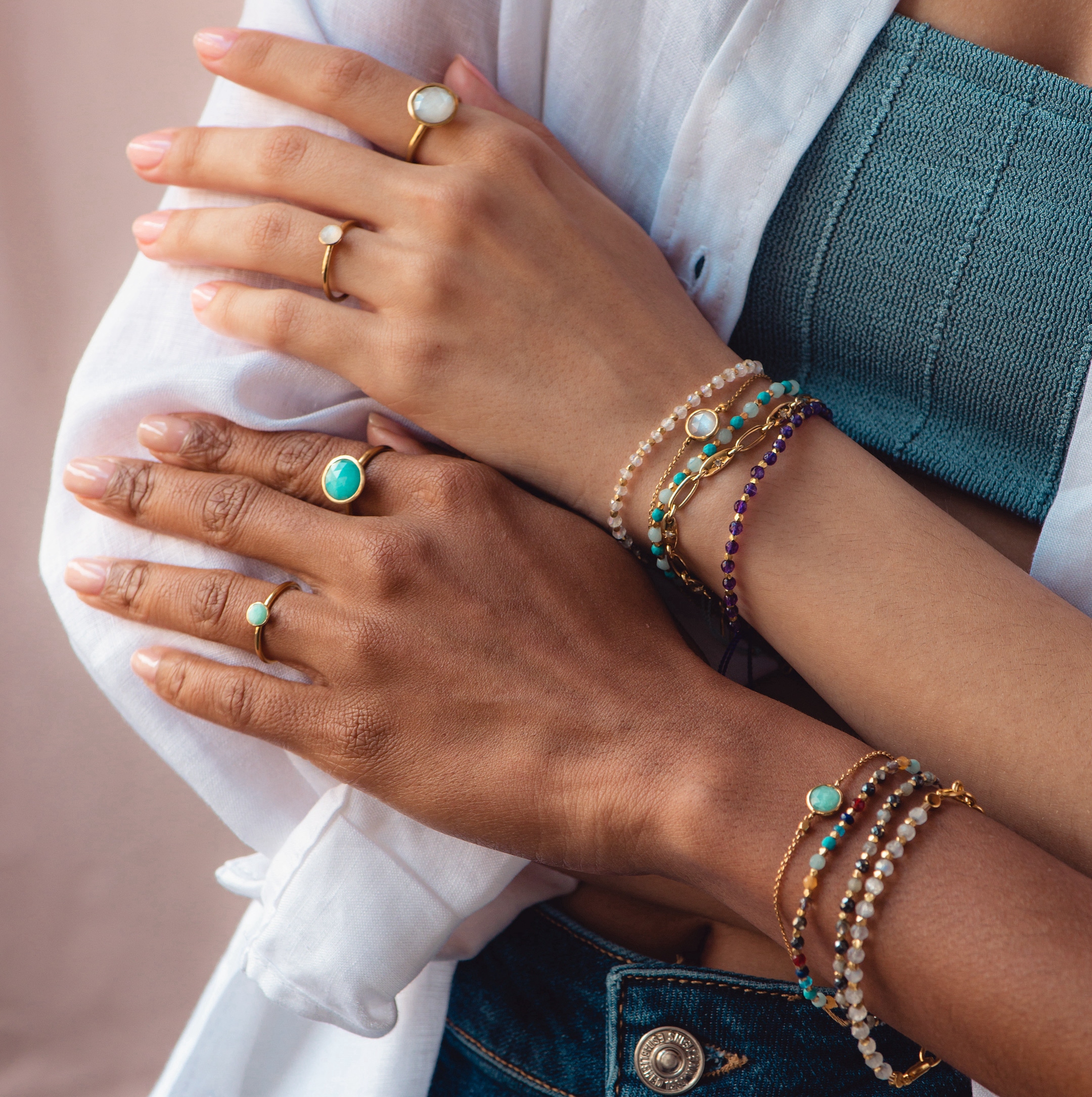 Friendship Bracelet Set Oval