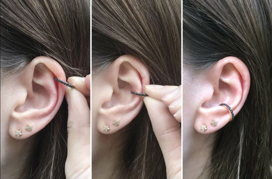 Ear Cuffs Are The No-Piercing-Required Way To Play With Your Style