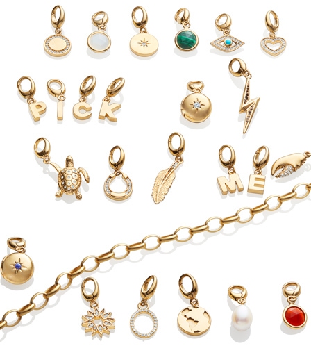 Pearl and gold jewellery stack
